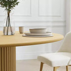 Mesas de comedor de madera maciza redondas de 46 pulgadas Mesas de cocina
