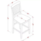 Taburete de barra - Sillas de madera de altura de pub