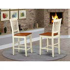 HomeStock Counter Stool- Pub Height Wooden Chairs