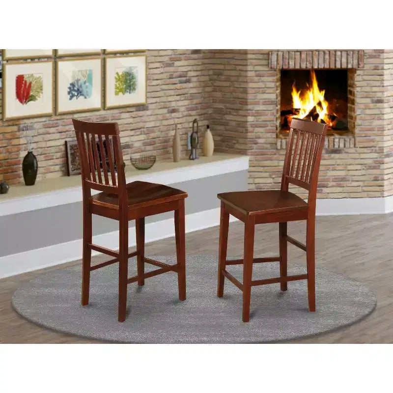 Taburete de barra - Sillas de madera de altura de pub