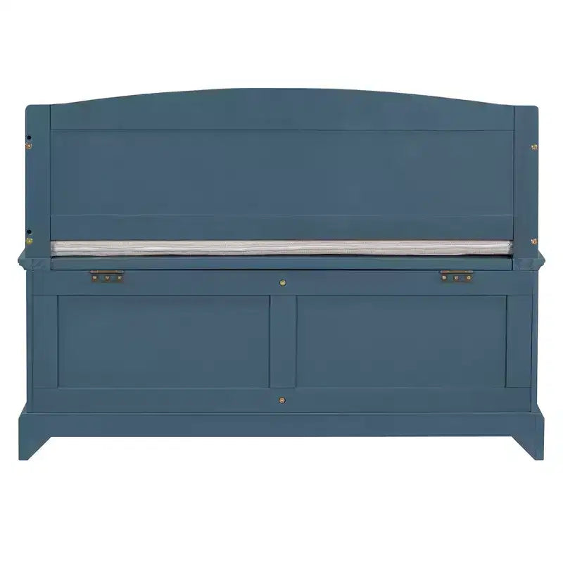 Banco Zapatero Retro de 41.7L x 17.9W con Dispositivos de Cierre Suave Seguro, Baúl de Almacenamiento con Almacenamiento Oculto y Cojín
