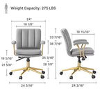 Sillón de oficina de terciopelo suave