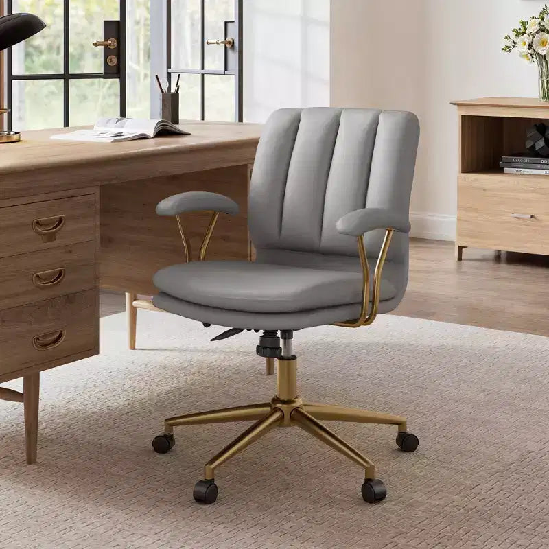 Velvet Soft Cushion Office Chair