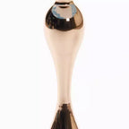 Mesa Auxiliar con Pedestal Metálico y Cola de Sirena de 21.2" H Elegance