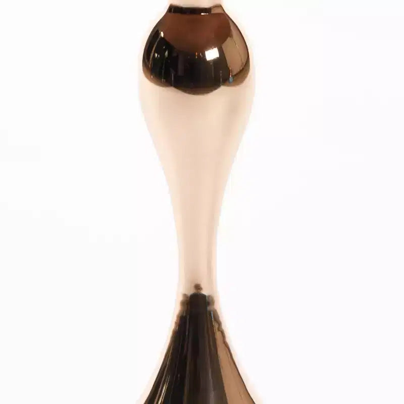 Mesa Auxiliar con Pedestal Metálico y Cola de Sirena de 21.2" H Elegance