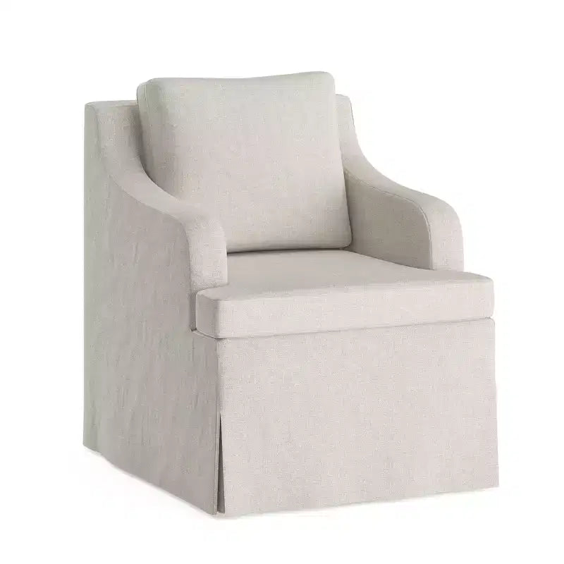 Modern Corduroy Upholstered Accent Chair with Cushion
