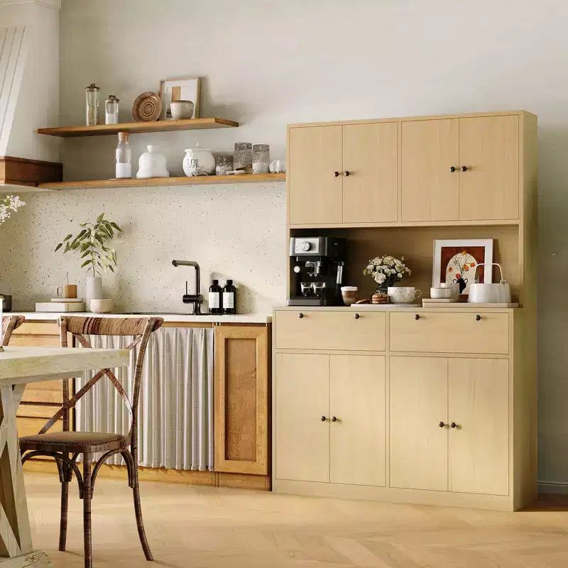 71 Tall Kitchen Pantry Cabinet with Charing Station | 2 Drawers, 47 w Kitchen Pantry Storage