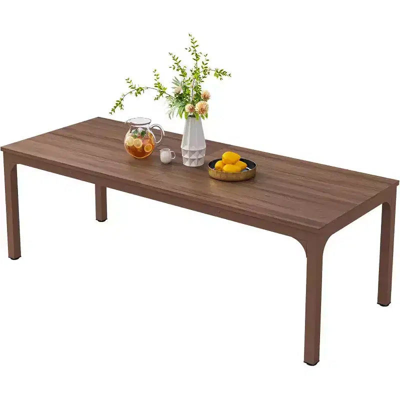 Mesa de cocina larga para 6-8 personas, mesa de comedor rectangular