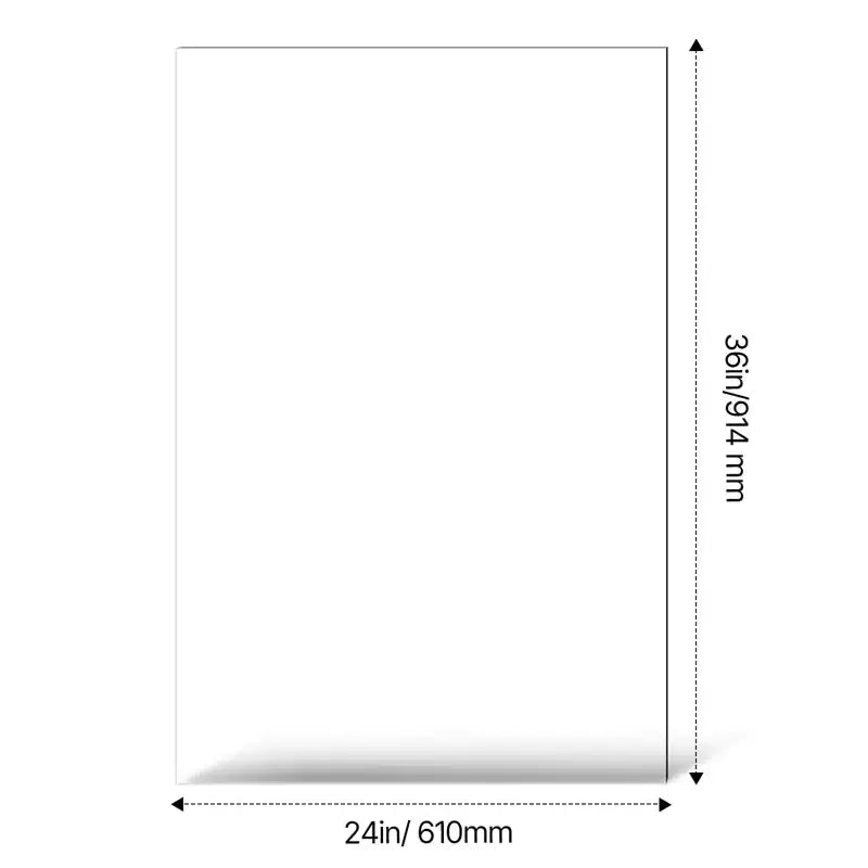 Láminas de PET/Plexiglás, paquete de 5 láminas de plástico, 24 x 36 pulgadas, 0.04 pulgadas de espesor, paneles de plástico flexibles transparentes para manualidades, transparente