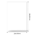 Láminas de PET/Plexiglás, paquete de 5 láminas de plástico, 24 x 36 pulgadas, 0.04 pulgadas de espesor, paneles de plástico flexibles transparentes para manualidades, transparente