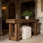 Mesa consola de madera de 63 pulgadas para recibidor