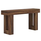 Mesa consola de madera de 63 pulgadas para recibidor