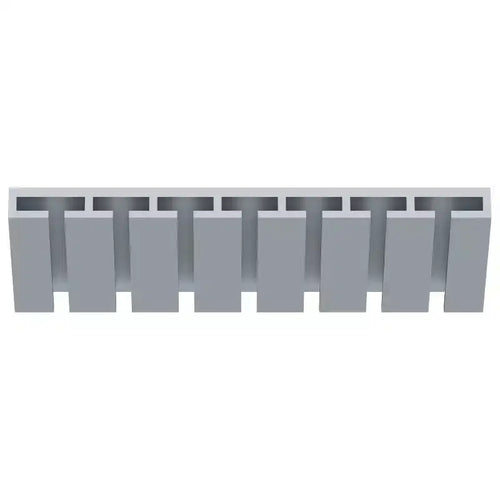 30 Ancho x 1.5 Alto x 12 Profundo Organizador de Copas de Vino para Bajo Gabinete, Marco de Madera Sólida, Pintura al Agua de Bajo VOC, Desmontado (RTA), Gris Paloma