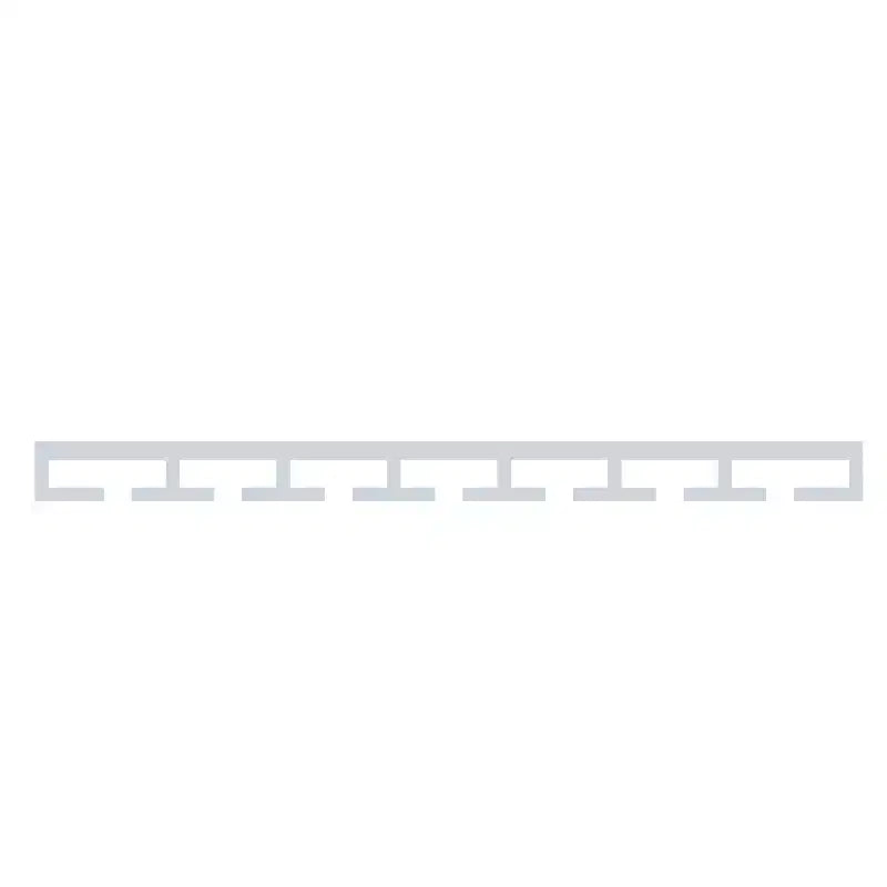 30 W x 1.5 H x 12 D Wine Glass Rack Hangers Under Cabinet, Solid Wood Frame, Water-Based Low-VOC Paint, RTA, Dove Gray
