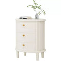 Lantine Wooden Farmhouse 3 Drawers Nightstand