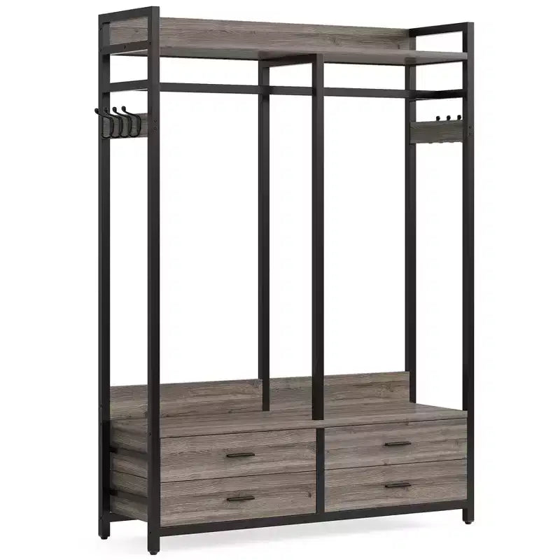 Tribesigns Freestanding Closet Organizer with 4 Drawers