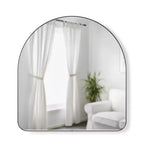 Espejo de pared decorativo arqueado de 34 x 36