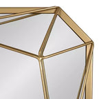 Espejo de pared decorativo de metal rectangular de 22 x 28