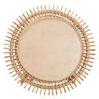 Mesa de centro moderna de ratán natural bohemio