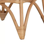 Mesa de centro moderna de ratán natural bohemio
